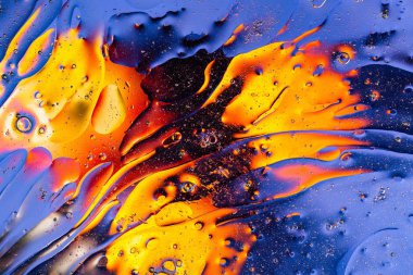 Kırmızı, turuncu, mavi, sarı renkli soyut tasarım, doku. Güzel arka planlar.