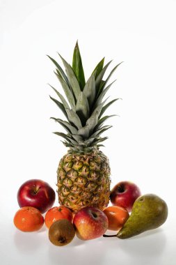 Görünümü izole meyve kadar renkli yakın. Güzel doğa arka planları.