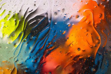 Kırmızı, beyaz, turuncu, mavi, sarı renkli soyut tasarım, doku. Güzel arka planlar.