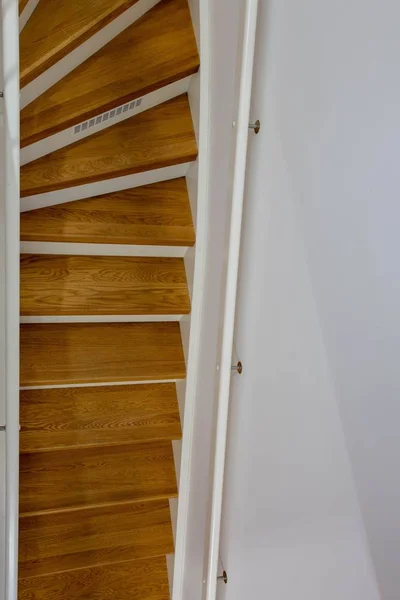 Bel Escalier Colimaçon Beau Fond Maison — Photo