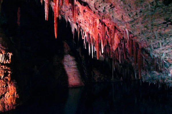 Великолепный Вид Хрустальные Пещеры Бермудских Островов Красивый Фон — стоковое фото
