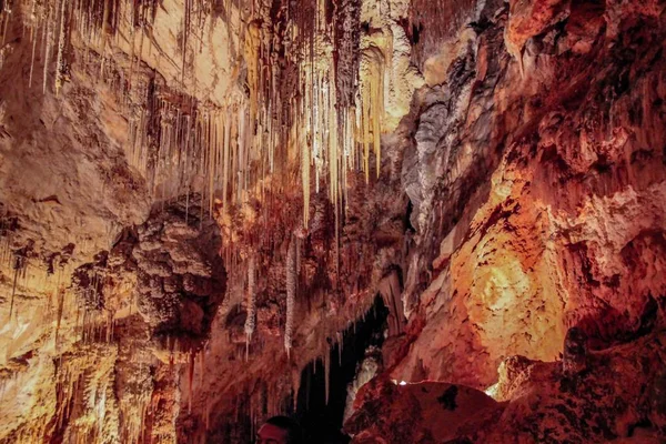 Gorgeous View Crystal Caves Bermuda Beautiful Backgrounds — Stock Photo, Image