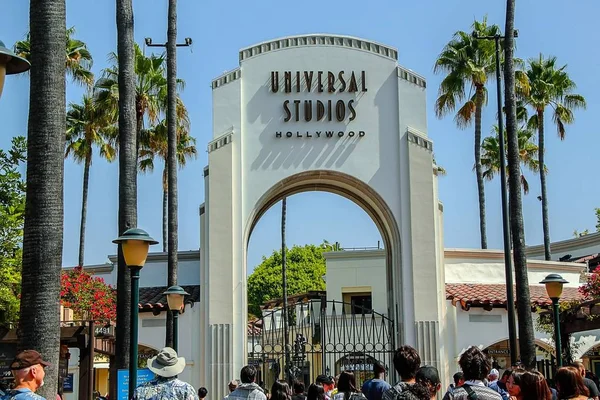 Κλείστε Θέα Του Universal Studios Χόλιγουντ Στο Λος Άντζελες Ηπα — Φωτογραφία Αρχείου