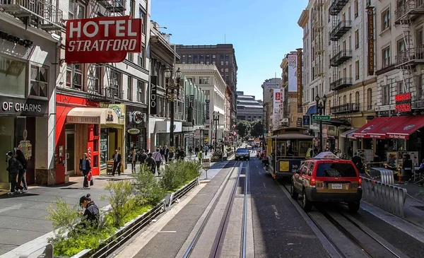 サンフランシスコの通りのゴージャスな眺め 美しい背景 2018 サンフランシスコ — ストック写真