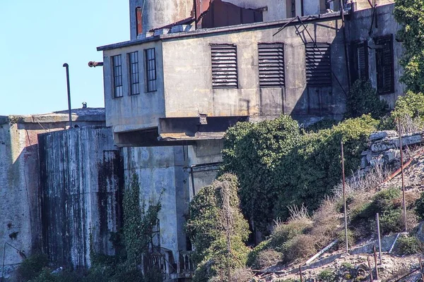 San Francisco Nézd Alcatraz Börtönben Maximális Magas Biztonsági Szövetségi Börtönben — Stock Fotó