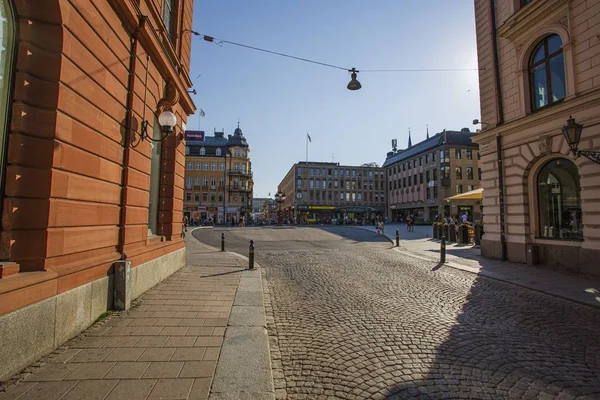 Prachtig Uitzicht Het Centrale Squere Van Oude Europese Stad Een — Stockfoto