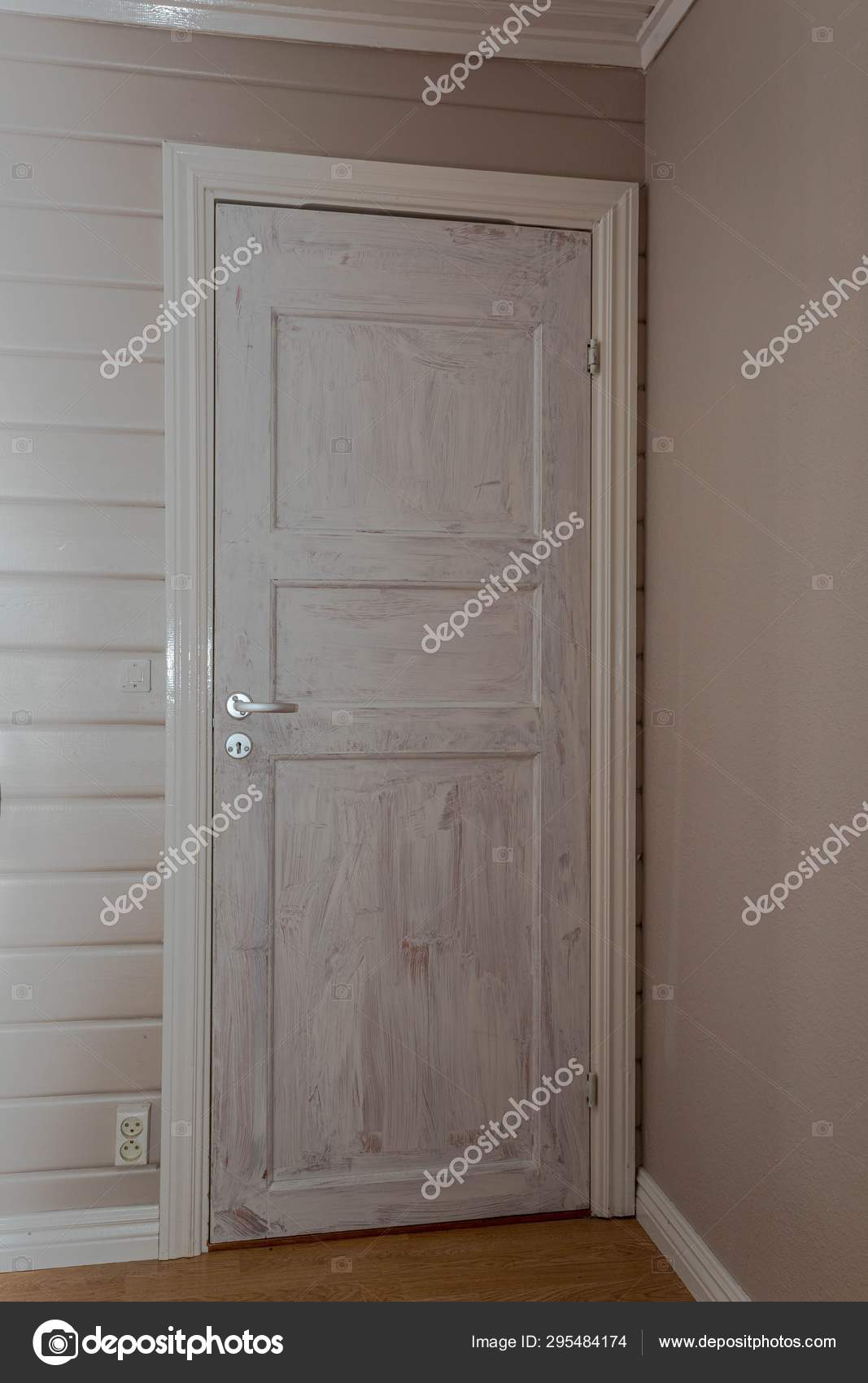 View White Interior Door Primed White Color Painted Painting
