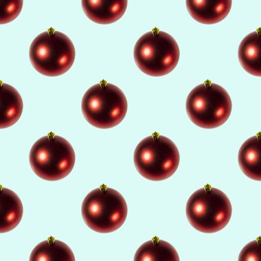 Mavi arka planda izole edilmiş desenli noel dekorasyonu. Kartpostal Güzel Noel geçmişleri.