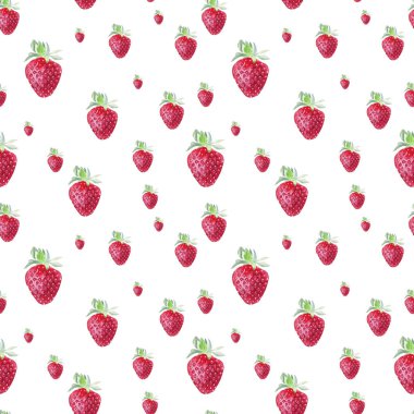 Banner çilek, olgun çilek, boyalı olarak suluboya ile. Menüler, gıda illüstrasyonlar, gıda, kozmetik, davetiyeler ve çok daha fazlası için uygundur.