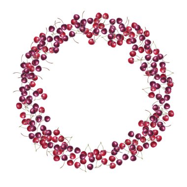 Çilek suluboya ile el ile boyanır.