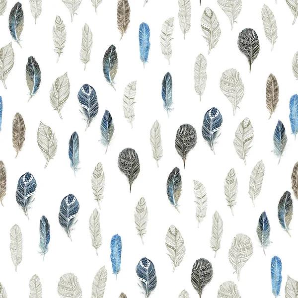 Tüyler ile Dikişsiz desen. Suluboya, mürekkep ve kalem ile çizilmiş. Kumaş, kağıt, kartlar, davetiyeler, zarflar için, tarihi ve diğer.