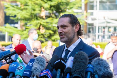 LEIDSCHENDAM, 18 Ağustos 2020 - Lübnan eski Başbakanı Saad Hariri, Lübnan Özel Mahkemesi 'nin babası Rafik Hariri suikastı hakkındaki kararını yorumladı