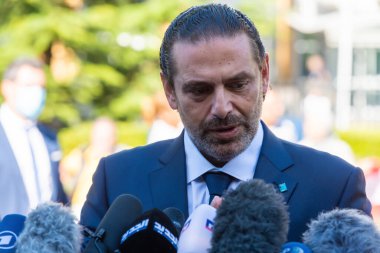 LEIDSCHENDAM, 18 Ağustos 2020 - Lübnan eski Başbakanı Saad Hariri, Lübnan Özel Mahkemesi 'nin babası Rafik Hariri suikastı hakkındaki kararını yorumladı