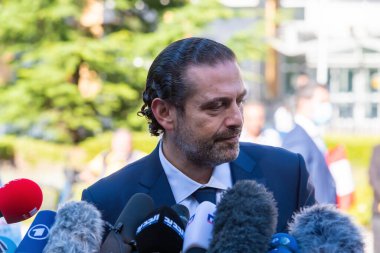 LEIDSCHENDAM, 18 Ağustos 2020 - Lübnan eski Başbakanı Saad Hariri, Lübnan Özel Mahkemesi 'nin babası Rafik Hariri suikastı hakkındaki kararını yorumladı