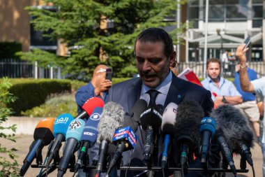 LEIDSCHENDAM, 18 Ağustos 2020 - Lübnan eski Başbakanı Saad Hariri, Lübnan Özel Mahkemesi 'nin babası Rafik Hariri suikastı hakkındaki kararını yorumladı