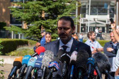 LEIDSCHENDAM, 18 Ağustos 2020 - Lübnan eski Başbakanı Saad Hariri, Lübnan Özel Mahkemesi 'nin babası Rafik Hariri suikastı hakkındaki kararını yorumladı