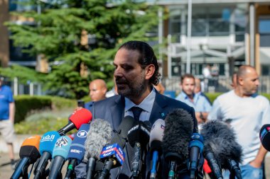 LEIDSCHENDAM, 18 Ağustos 2020 - Lübnan eski Başbakanı Saad Hariri, Lübnan Özel Mahkemesi 'nin babası Rafik Hariri suikastı hakkındaki kararını yorumladı