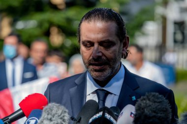 LEIDSCHENDAM, 18 Ağustos 2020 - Lübnan eski Başbakanı Saad Hariri, Lübnan Özel Mahkemesi 'nin babası Rafik Hariri suikastı hakkındaki kararını yorumladı