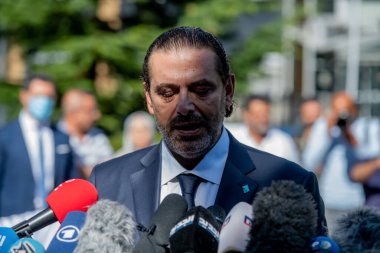 LEIDSCHENDAM, 18 Ağustos 2020 - Lübnan eski Başbakanı Saad Hariri, Lübnan Özel Mahkemesi 'nin babası Rafik Hariri suikastı hakkındaki kararını yorumladı