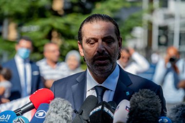 LEIDSCHENDAM, 18 Ağustos 2020 - Lübnan eski Başbakanı Saad Hariri, Lübnan Özel Mahkemesi 'nin babası Rafik Hariri suikastı hakkındaki kararını yorumladı