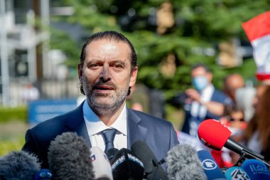 LEIDSCHENDAM, 18 Ağustos 2020 - Lübnan eski Başbakanı Saad Hariri, Lübnan Özel Mahkemesi 'nin babası Rafik Hariri suikastı hakkındaki kararını yorumladı