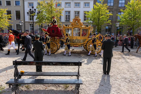 Hague September 2014 Koning Willem Alexander Van Nederland Gaat Met — Stockfoto