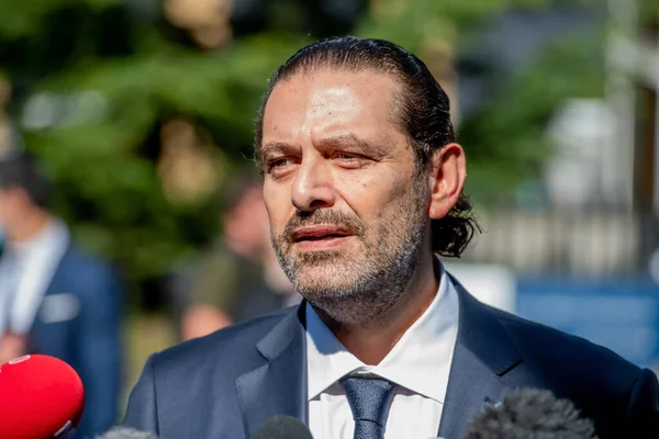 LEIDSCHENDAM, 18 Ağustos 2020 - Lübnan eski Başbakanı Saad Hariri, Lübnan Özel Mahkemesi 'nin babası Rafik Hariri suikastı hakkındaki kararını yorumladı