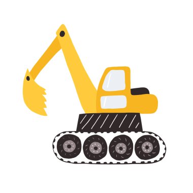 Sevimli çocuklar exavator