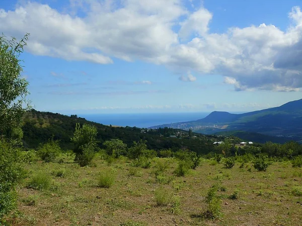 Krimlandschaft Einem Heißen Sommertag — Stockfoto