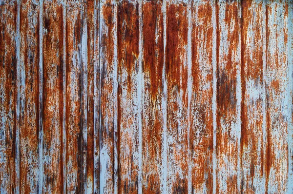 茶色の塗装 金属の質感の痕跡と古い金属表面 — ストック写真