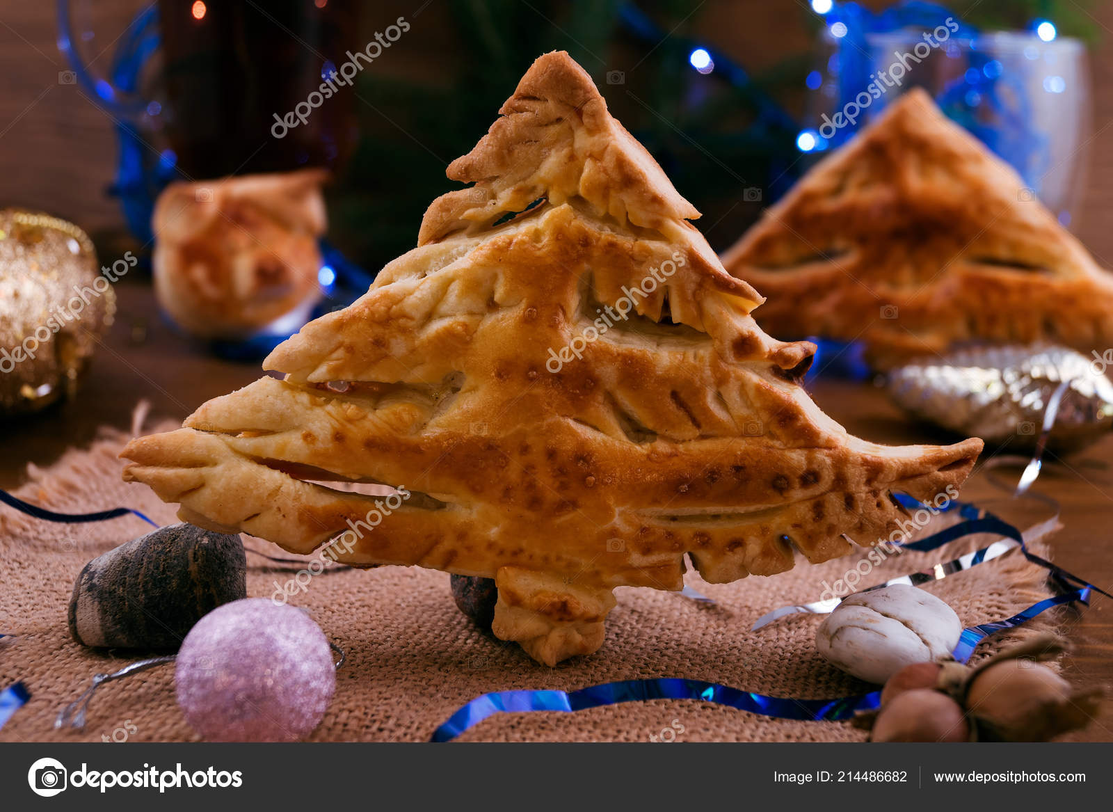 Christmas Tree Puff Pastry Festive Dessert Next Christmas