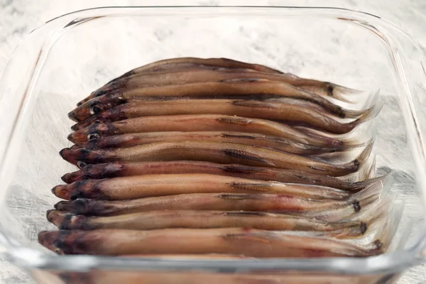 Рыба Стеклянном Аквариуме Плотно Сложенная — стоковое фото