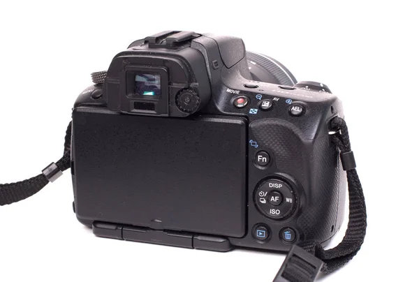 Digital Camera Lens Isolated White Background — Stock Photo, Image