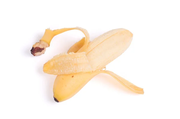 Kleine Tropische Banaan Cluster Geïsoleerd Wit — Stockfoto