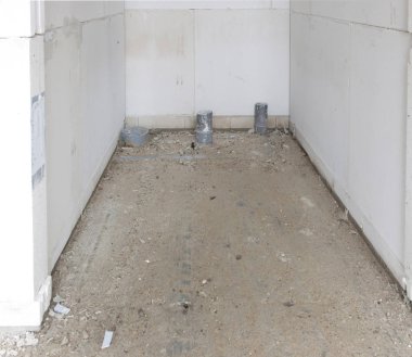 İnşaat alanında bir ev yapım aşamasında - Hollanda