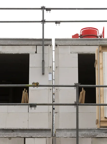 Building Site House Construction Netherlands — Stock Photo, Image