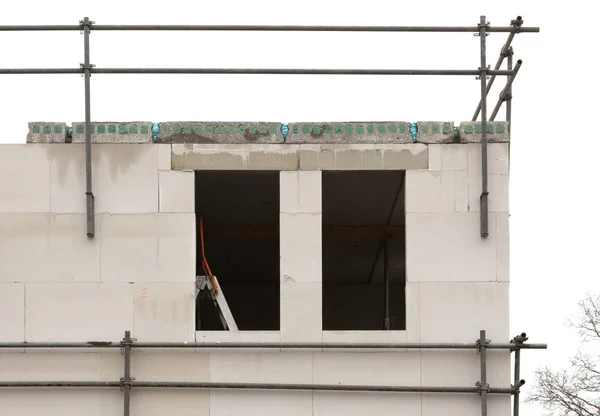 Building Site House Construction Netherlands — Stock Photo, Image