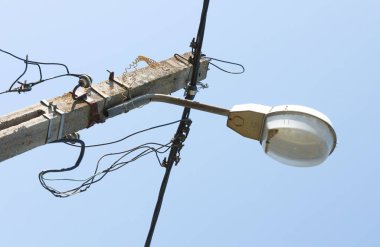 Romanya - Europe, sokaklarında elektrik sokak lambası