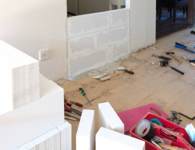 Hafif beton ile küçük bir duvar inşa blokları - kendin yap