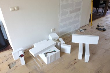 Hafif beton ile küçük bir duvar inşa blokları - kendin yap