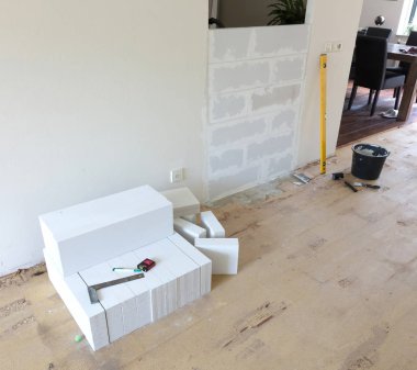 Hafif beton ile küçük bir duvar inşa blokları - kendin yap