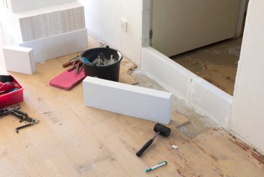 Hafif beton ile küçük bir duvar inşa blokları - kendin yap