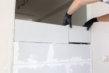 Hafif beton ile küçük bir duvar inşa blokları - kendin yap