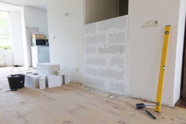 Hafif beton ile küçük bir duvar inşa blokları - kendin yap