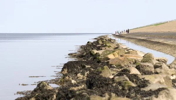 Ändlösa Vall Nederländerna Långväga Turister Selektiv Fokus — Stockfoto