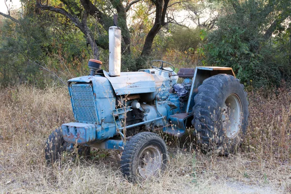 Starożytne Islandzki Ciągnika Retro Rolnictwo Maszyny Botswana — Zdjęcie stockowe