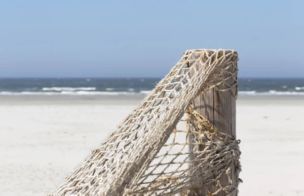 Siatka Plaży Holandii — Zdjęcie stockowe