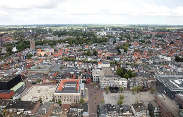 Leeuwarden Países Baixos Setembro 2018 Vista Aérea Ove — Fotografia de Stock