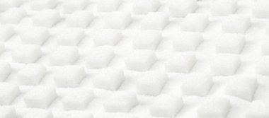 Beyaz şeker küpleri pürüzsüz desen - seçici odak