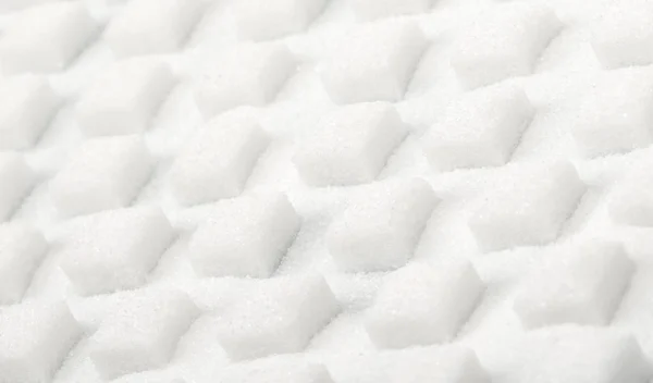 Weiße Süße Zuckerwürfel Nahtloses Muster Selektiver Fokus — Stockfoto